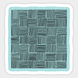 Interlacing lines Sticker